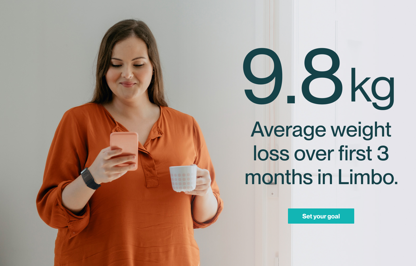 Avg member loses 9.8kg